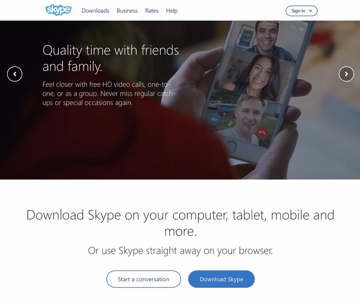 Skype menjelaskan manfaat dari mendownload aplikasinya dengan jelas Skype menjelaskan manfaat dari mendownload aplikasinya dengan jelas