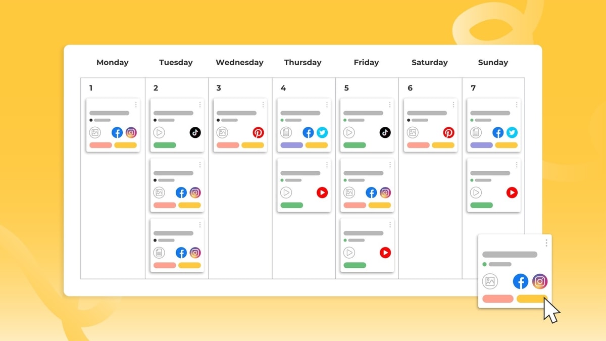 Contoh kalender konten
Gambar: loomly.com Contoh kalender konten
Gambar: loomly.com