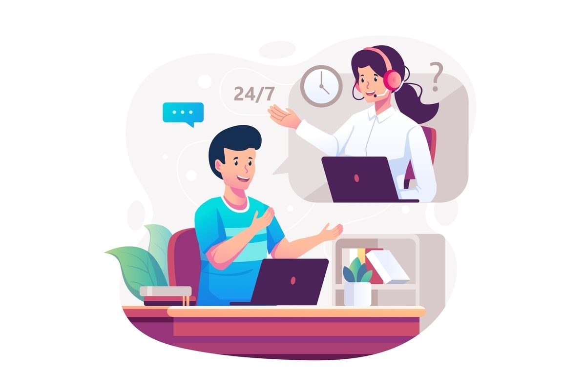 Ilustrasi layanan purna jual untuk pelanggan
Gambar: creativefabrica.com Ilustrasi layanan purna jual untuk pelanggan
Gambar: creativefabrica.com