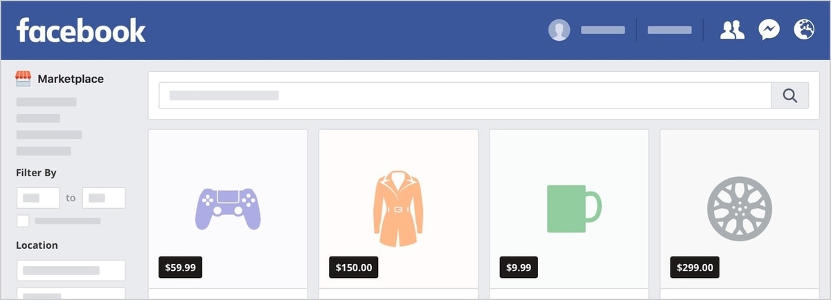 Ilustrasi berjualan produk di Facebook Marketplace
Gambar: x-cart.com Ilustrasi berjualan produk di Facebook Marketplace
Gambar: x-cart.com