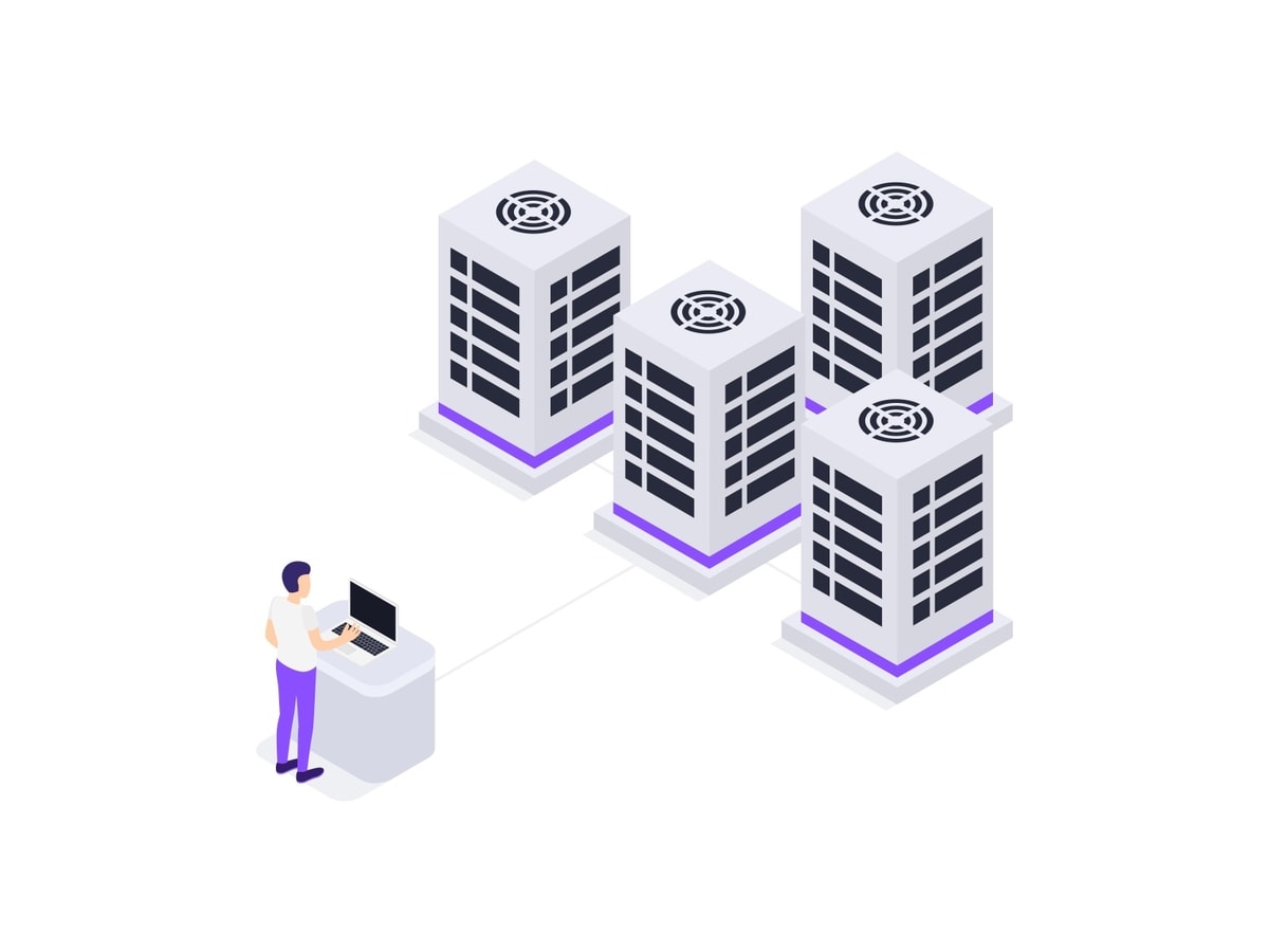 Ilustrasi akses server hosting
Gambar: dribbble.com Ilustrasi akses server hosting
Gambar: dribbble.com