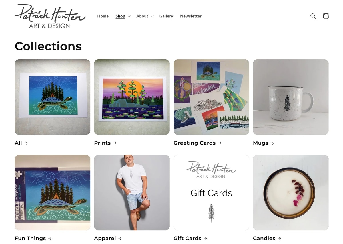 Website pribadi untuk jual karya seni
Gambar: Shopify Website pribadi untuk jual karya seni
Gambar: Shopify