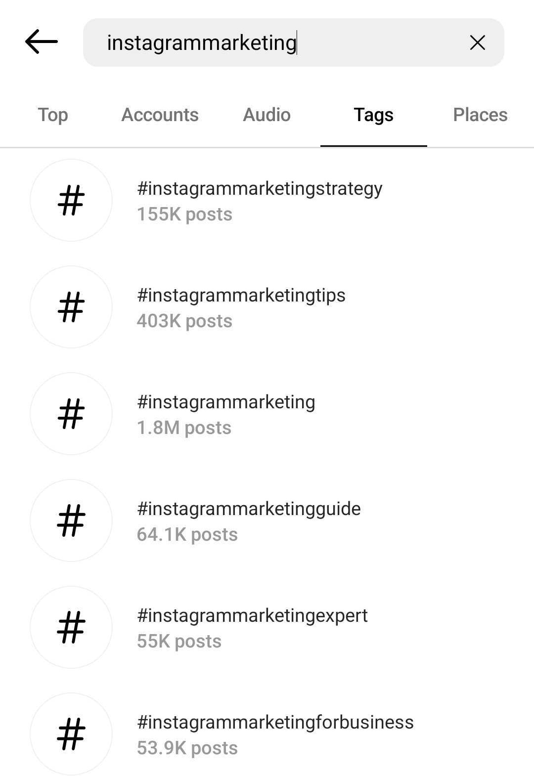 Hashtag Instagram
Gambar: Social Media Examiner Hashtag Instagram
Gambar: Social Media Examiner
