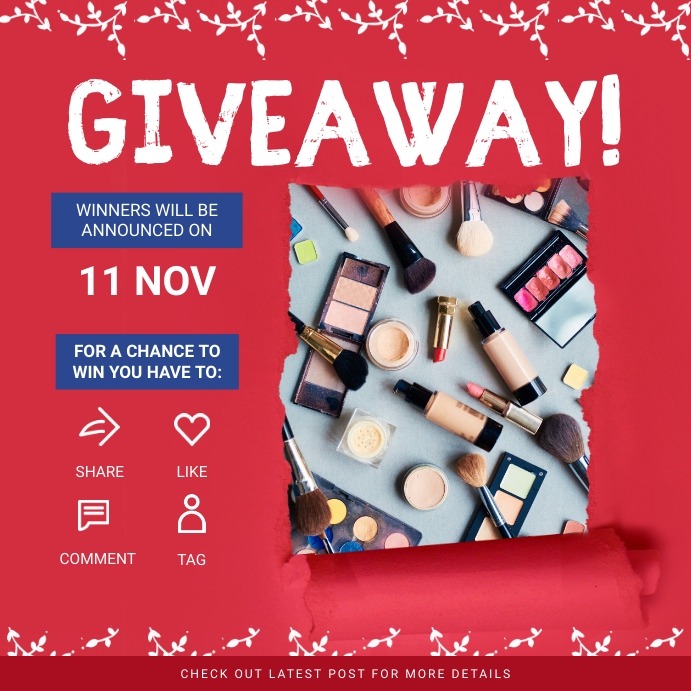 Giveaway Instagram
Gambar: PosterMyWall Giveaway Instagram
Gambar: PosterMyWall